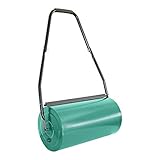 Grafner Rasenwalze 60 cm Arbeitsbreite, befüllbar mit Sand oder Wasser bis zu 60 kg, Durchmesser 32 cm, stabile Ausführung mit Abstreifern und Softgriff, Handwalze Rasenroller W