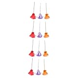 FRCOLOR 4 Sätze Halloween Hexenbesen Hexenkostüm Hexenbesen Für Mini Halloween Costume Halloween Kleidung Besenstiel Zauberbesen Aus Kunststoff Plastik 3 Stück * 4