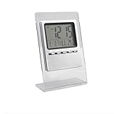 TOMYEUS Tischuhr LED Display Digital Desktop Wecker Thermometer Monitor, Wecker und Snooze Funktion, Geeignet for Familien, Schlafzimmer Uhr