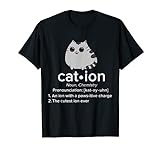 Science Cat T-Shirt - Cation Science Saying