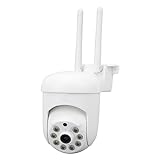 Zunate WiFi-Überwachungskameras, 1080P Wireless Outdoor Home IP-Kamera mit 2-Wege-Sprechfunktion, PIR-Bewegungserkennung, IR-Nachtsicht für Baby Elder Dog (EU-Stecker)