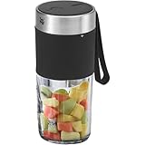 WMF Küchenminis Mix on the go 300 ml, Mini Mixer to go, USB Mixer Smoothie Maker, aufladbarer Personal Blender, tragbarer Mixer für Smoothies, Shak