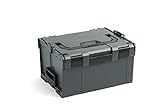 Bosch Sortimo L BOXX 238 Anthrazit | Größe 3 | Professioneller Werkzeugkoffer L-BOXX 238 | Innovatives Transportsystem | Werkzeugkiste leer Kunststoff | Ideale Organizer Box | L-BOXX Werkzeugkoffer