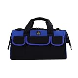 jojofuny Multifunktionale Oxford Stoff Werkzeugtasche Robuste Aufbewahrungstasche Mit Schultergurt Und Mehreren Fächern Praktische Werkzeuggürteltasche U