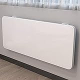 Schwebender wandmontierter, faltbarer Klapptisch für Zuhause, Büro, Küche, platzsparend, zusammenklappbar, Café, Esstisch, Balkon, hängender Computertisch, Holz, Arbeitszimmer, Schreibtisch,
