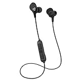 JLab JBuds Pro Bluetooth Wireless Earbuds, In-Ear Kopfhörer mit 10mm-Titan-Treibern und Geräuschisolierung, Inkl. Gel-Ohrtips und Cush-Fin-Ohrpassstücke für optimale Passform (Schwarz)