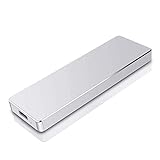 Externe Festplatte 2tb USB 3.1 Festplatte extern für PC, Mac, MacBook, Chromebook, Desktop, Laptop (2tb, Silber)