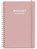 Budget Planer â€“ Monatlicher Finanz-Organizer mit Ausgaben-Tracker-Notizbuch zur effektiven Verwaltung Ihres es, undatierter Finanz-Planer/Kontobuch, jederzeit starten, 1 Jahr, A5, Rose