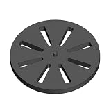 Kaminrost/Ascherost Rund Ø 203 x 15 mm passend für Contura ** Kaminöfen inkl. Modellübersicht - Ascherost Kamin aus massivem Stahl - Feuerrost feuerfest & hitzebeständig