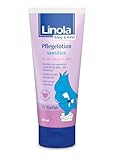 Linola Baby & Kind Pflegelotion sensitive - 1 x 200 ml - Für Gesicht und Körper | pflegende Hautcreme für sensible Baby- und Kinderhaut