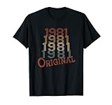 Ein Original aus 1981 40-jähriges Jubiläum retro T-Shirt