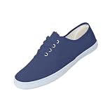 Unisex Canvas Schuhe,Sneaker Herren Damen,Modische Skateboardschuhe,Low Top Lace Up Freizeitschuhe,Flache Walkingschuhe SchnüRer Sportschuhe Turnschuhe Atmungsaktive Sommer Und Herbst Schlup