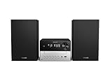 Philips M3205/12 Mini Stereoanlage mit CD und Bluetooth (UKW Radio, USB, MP3-CD, USB-Anschluss zum Laden, 18 W, Bassreflexlautsprecher, Digitale Sound Kontrolle) - 2020/2021 Modell