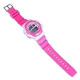 UKCOCO Stilvolle Uhr Unisex Kids Armbanduhr Schöne elektronische Uhr Multifunktions- Armbanduhr für Kinder Mädchen tragen Rosy