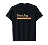I Love Straubing Shirt Retro Deutsche Stadt Straubing T-Shirt