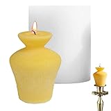 Gidenfly Vasenformen für Epoxidharz – Silikonform in 3D-Flaschenform – handgefertigte Kerzenformen für Kerzenherstellung, Würfelform für die Herstellung von Kunsthandwerk