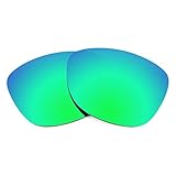 REVANT Ersatzgläser Kompatibel mit Oakley Frogskins, Nichtpolarisiert, Smaragdgrün MirrorS