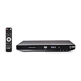 ZXNQ Blu-ray-DVD-Player, 1080P Full HD audiovisuell, 3D-Format voll kompatibel, Multi-Screen-Interaktion, HDMI/AV-Kabel/Fernbedienung
