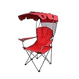 DCCYZ-YJ Regiestuhl hoch Aluminium-Direktoren Stuhl, Camping-Camping-Stuhl, Klappsportstuhl mit Regenschirm Sonnenschirm Tragetasche Make-up Chair faltbar (Color : C1)