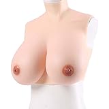 WDYD C -I Cup Silikon Brust Brustformen Brustprothese Künstliche Brüste Transgender Crossdresser Realistische Haut Hochwertiges Weiches Silikon Pure White D cup
