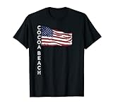 Kakao Strand Florida, Sterne, Streifen, USA-Flagge, Liebe Familie Wert T-Shirt