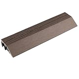 HORI WPC Klickfliesen Randabschluss gerade | Terrassenfliesen | Klicksystem | Platten | Terrassendielen | Boden | Dielen | BPC Fliesen | Terrasse Garten Balkon | B