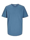 JACK&JONES Herren JJEBASHER Tee O-Neck SS NOOS T-Shirt, Oceanview, M