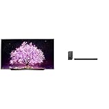 LG Electronics OLED83C17LB TV 210 cm (83 Zoll) OLED Fernseher (4K Cinema HDR, 120 Hz, Twin Triple Tuner, Smart TV) [Modelljahr 2021] & LG DS90QY Soundbar (570 Watt), Dark Steel Silver[Modelljahr 2022]