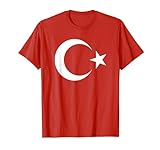 Türkei T-Shirt Türkische Flagge Turk Bayragi Ay Yildiz T-Shirt