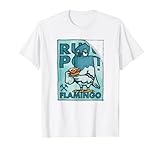 Ruhrgebiet Ruhrpott Flamingo Mettbrötchen Aufnäher Effekt T-Shirt