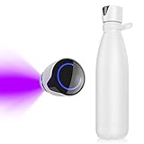 Uniharpa UV-Wasserreiniger, isolierte Edelstahl-Wasserflasche, selbstreinigend, leichte Wasserflasche, für Camping, Wandern, Reisen und Wandern