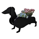 Angel&H Niedlicher Hunde-Pflanzer, Sukkulente Handgemachter Blumentopf, Yard Decoration Pflanzen Blumentöpfe, Hundeliebhaber-Traumgeschenk
