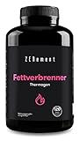 Fettverbrenner, Thermogen, 120 Kapseln | mit Grünem Tee, L-Carnitin, Garcinia Cambogia, CLA und Rohkaffee | Aktiviert den Stoffwechsel | Vegan, allergenfrei, GMO-frei, GMP, Glutenfrei | Zenement
