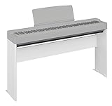 Yamaha L-200 Digital Piano Ständer in Weiß – Robuster, langlebiger Ständer aus Holz in elegantem Design – Passend für das Digital Piano P-225 von Yamaha