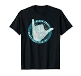 Trendy Aloha Spirit Shaka Surf Team '91 Hang Loose T-Shirt