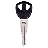 ABUS Z74 Fahrradschlüssel - Ersatzschlüssel Zusatzschlüssel auf Ihre bestehende Schließung (Code Z74 0001 bis 1043)
