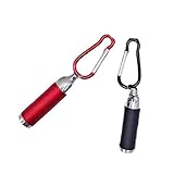 2 Stück Mini Keychain Small Lampen Led Keychain Keying Schlüsselanhänger Ultra Hell Tragbar Für Campingzubehör Im Freien