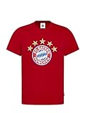 FC Bayern München Kinder T-Shirt Logo rot, 140