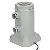 Pool-Kartuschen-Filterpumpenkamm, 2000 L/h Pool-Filterpumpe, die Wasser Zirkuliert, Gummi-Zentrifugalfiltration für 75-W-Aquarium (EU-Stecker 220V)