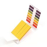 Niiyen 80 Streifen pH-Testpapier, 1 Set 80 Streifen Gesamter pH-Bereich Alkalische Säure 1-14 Testpapier Wasserlackmus-Testkit