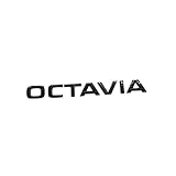 Skoda 5E3853687P041 Schriftzug Octavia Emblem Aufkleber Buchstaben Blackline Logo, schwarz