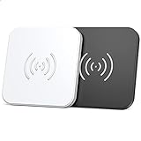 Fast Wireless Charger Ladepad [2Pack] Induktionsladegeräte, 7.5W/10W Charger für iPhone13/12/12 Pro Max/SE 2020/11/11ProMax/XS/XR,für Galaxy S20/Note 20/10/9/8/S10, Airpod 2/Pro (Schwarz + Weiß)