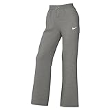 Nike DQ5615-063 W NSW PHNX FLC HR Pant Wide Pants Damen DK Grey Heather/SAIL Größe L-S
