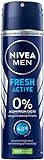 NIVEA MEN Deo Spray Fresh Active (150 ml), Deo ohne Aluminium (ACH) mit 48h Schutz, Deodorant mit hochwirksamer Formel und Meeresextrakten