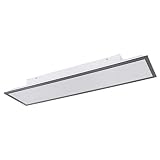 Globo Doro LED Deckenleuchte graphit, opal 80x20x7,5