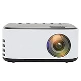 Videoprojektor, Full HD Mini Tragbarer Projektor 1080P Heimkino-Filmprojektor LED-WLAN-Projektor Kompatibel mit Smartphone, TV, Stick, PS4, HDMI, AV, USB(EU-Stecker)