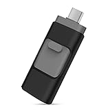 XTVTX USB Stick 256G Memory Stick Externer Speicher Thumb Drive Kompatibel für i-Phone i-Pad Photo Stick Flash Drive Geeignet für jedes Modell Computer, Handy, Tablet (Schwarz)