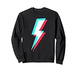 Blitz-Symbol, Power-Elektrizitäts-Bolzen-Grafik Sweatshirt