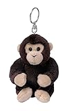 WWF 00283 - Plüschanhänger Schimpanse, lebensecht gestaltetes Kuscheltier, ca. 10 cm groß, wunderbar weich und kuschelig, Handwäsche möglich