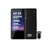 Cat S75 - Robustes, 5G-Smartphone mit Satellitenverbindung (IP68 & IP69K, MIL SPEC 810H, superhelles 6.58” FHD+ 120Hz Display, 2GHz Octa Core Processor, 5000mAh Akku, 6GB/128GB, Android 12) - Schwarz